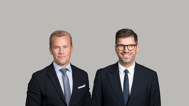 Christian Claesson och Johan Sandborgh utsedda till vice VD för Lundbergs Fastigheter