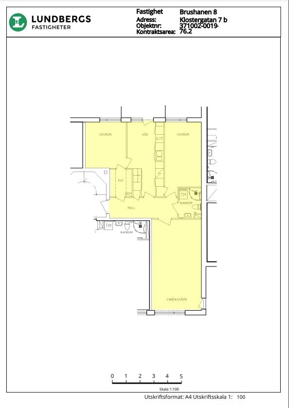Lägenhetsbild 1 för Klostergatan 7 b i LINKÖPING