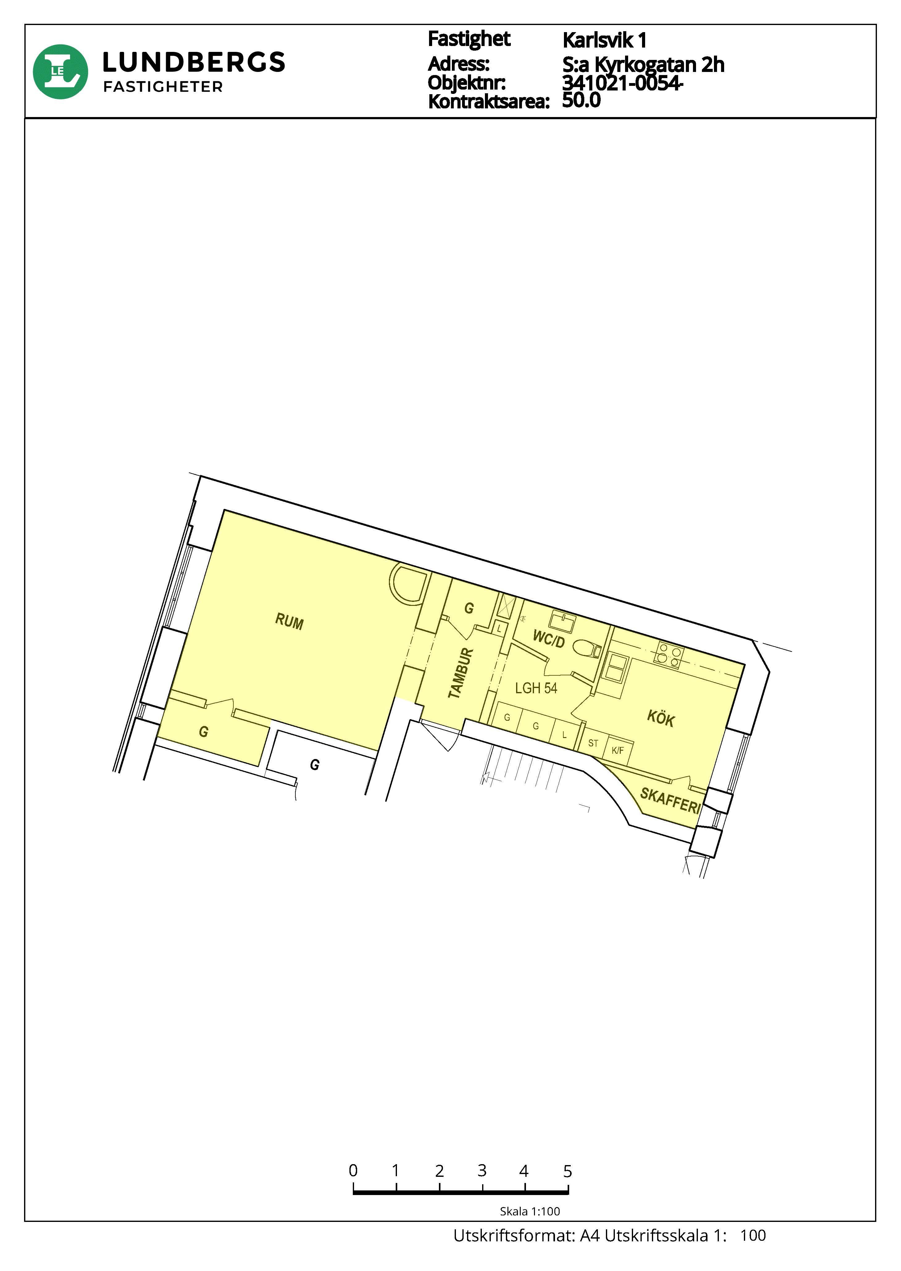 Lägenhetsbild 2 för S:a Kyrkogatan 2h i KARLSTAD